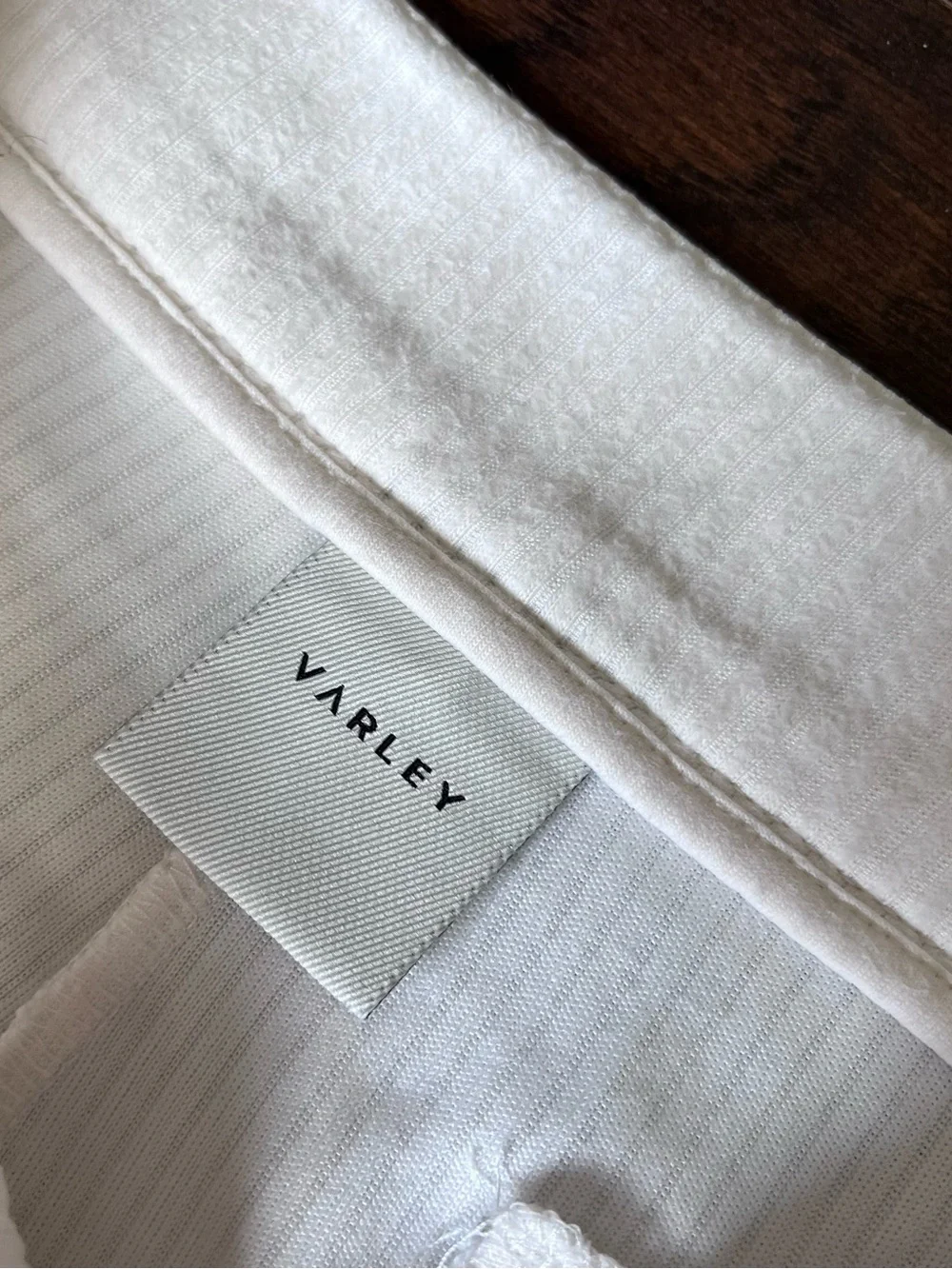 Varley Aberdeen Cord Sweat Straight Leg Pants Ivory Small